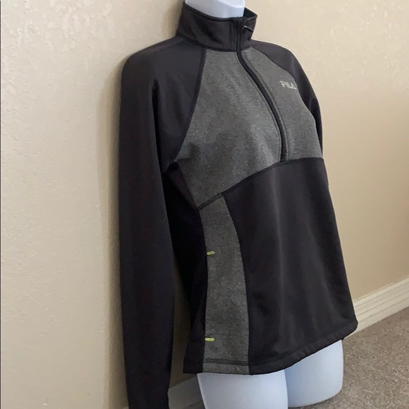 Like new Fila  reflective 1/4 zip - Picture 3 of 7